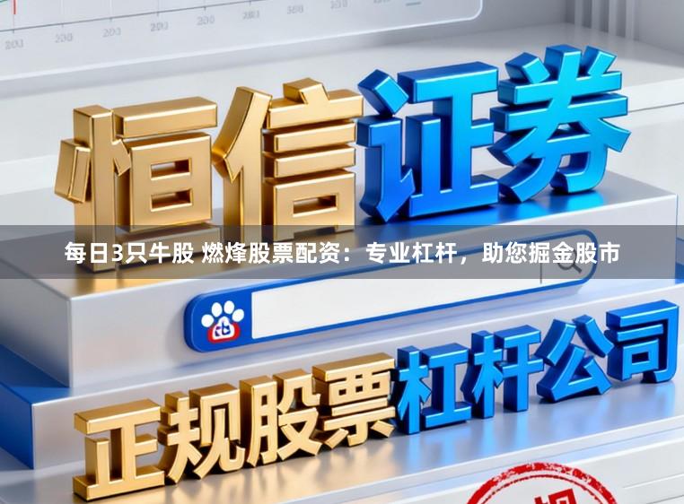 每日3只牛股 燃烽股票配资：专业杠杆，助您掘金股市