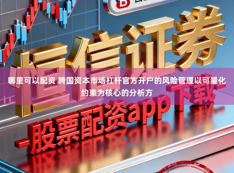 哪里可以配资 跨国资本市场杠杆官方开户的风险管理以可量化约束为核心的分析方